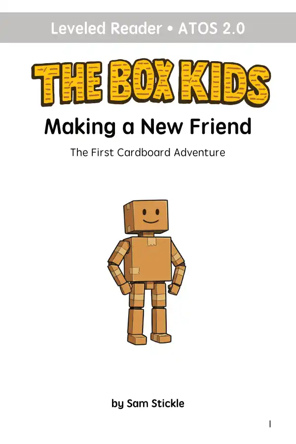 The Box Kids Book 1 — title page