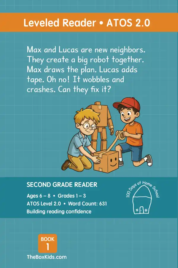 The Box Kids Book 1 — back cover